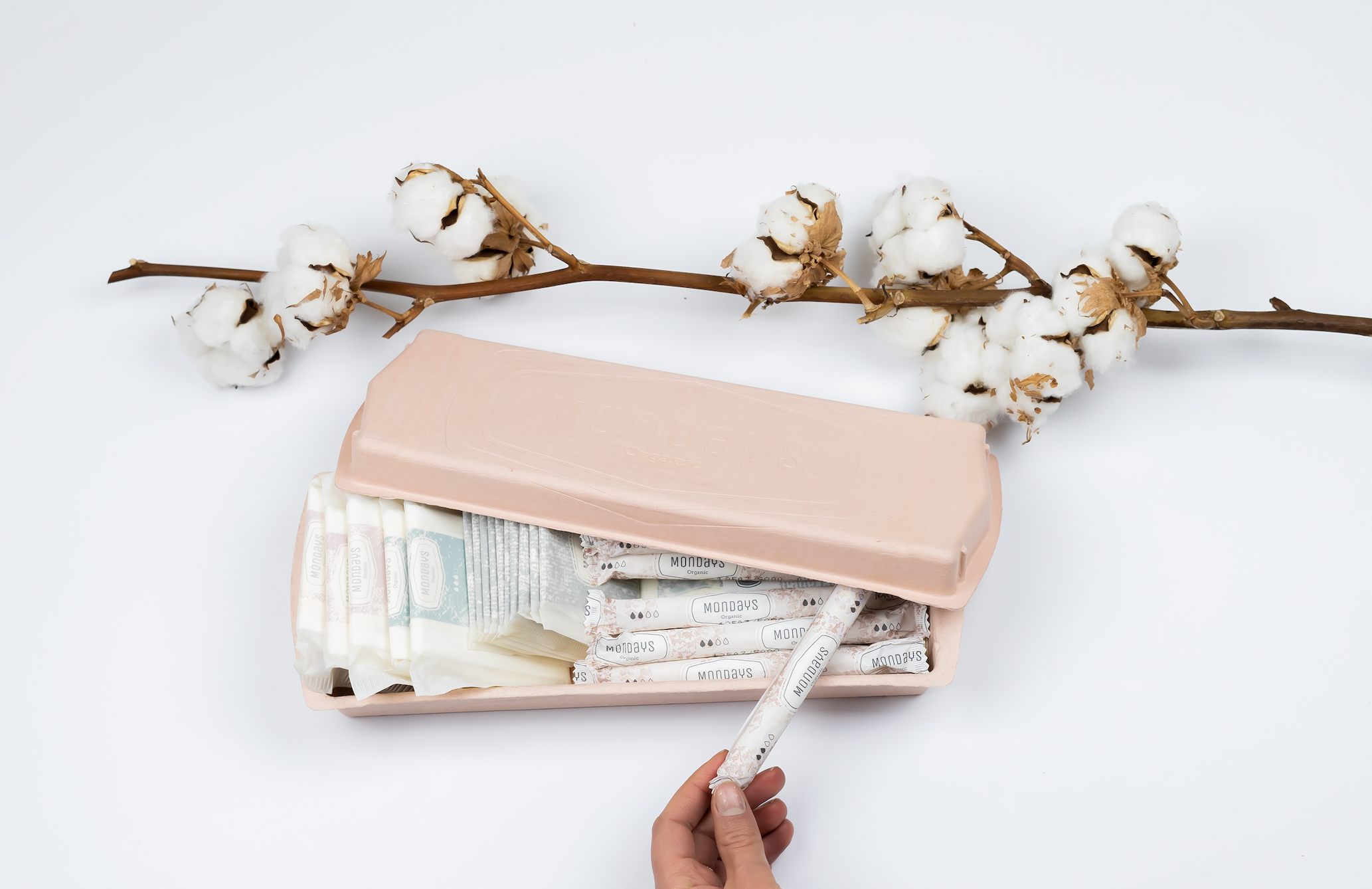 organic, non-perfume, vegan cotton period products, Hygiene products, Sanitary towels