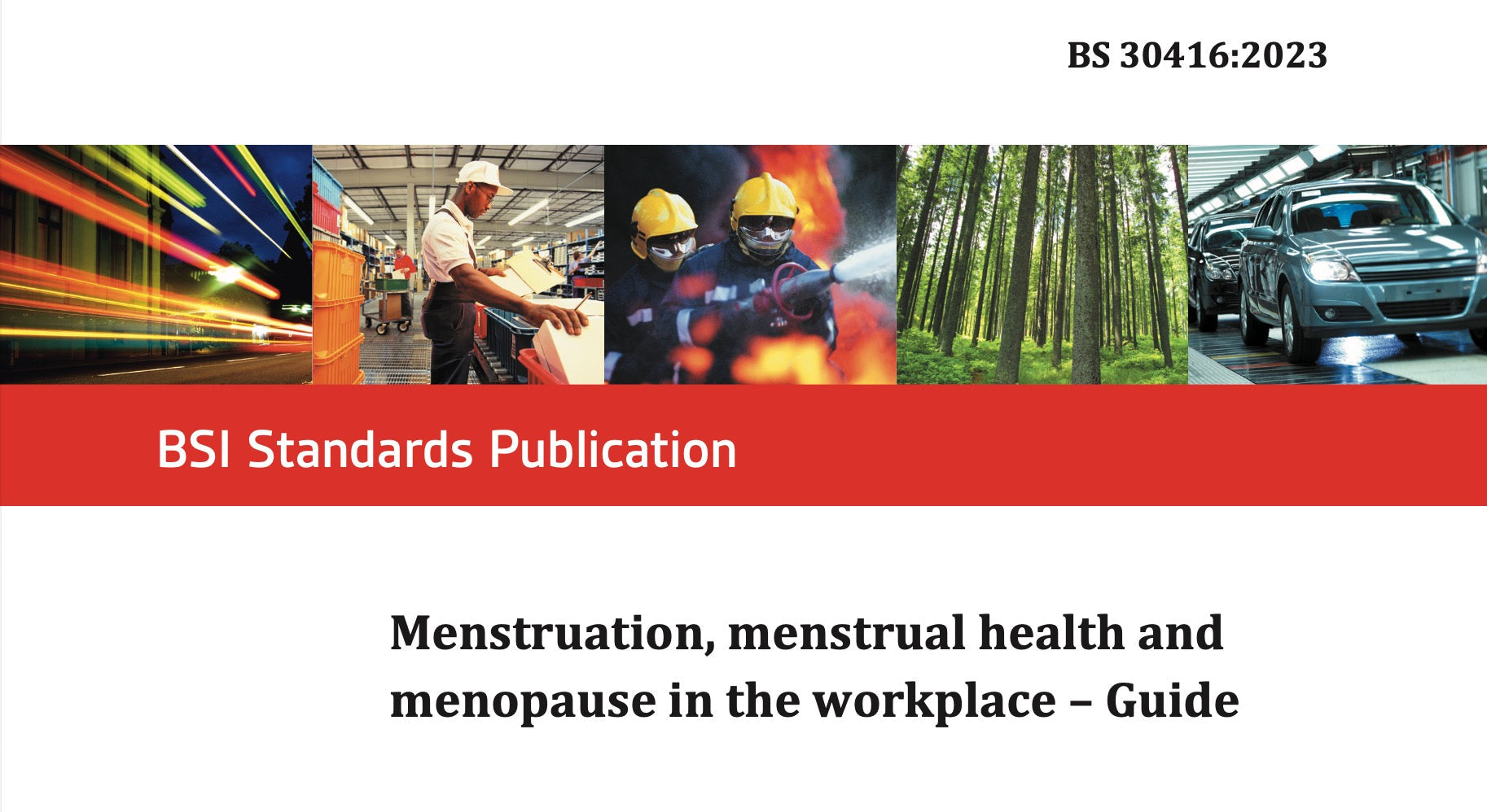 BS30416: 2023 – "Menstruation, Menstrual Health, and Menopause in the Workplace – Guide"🩸